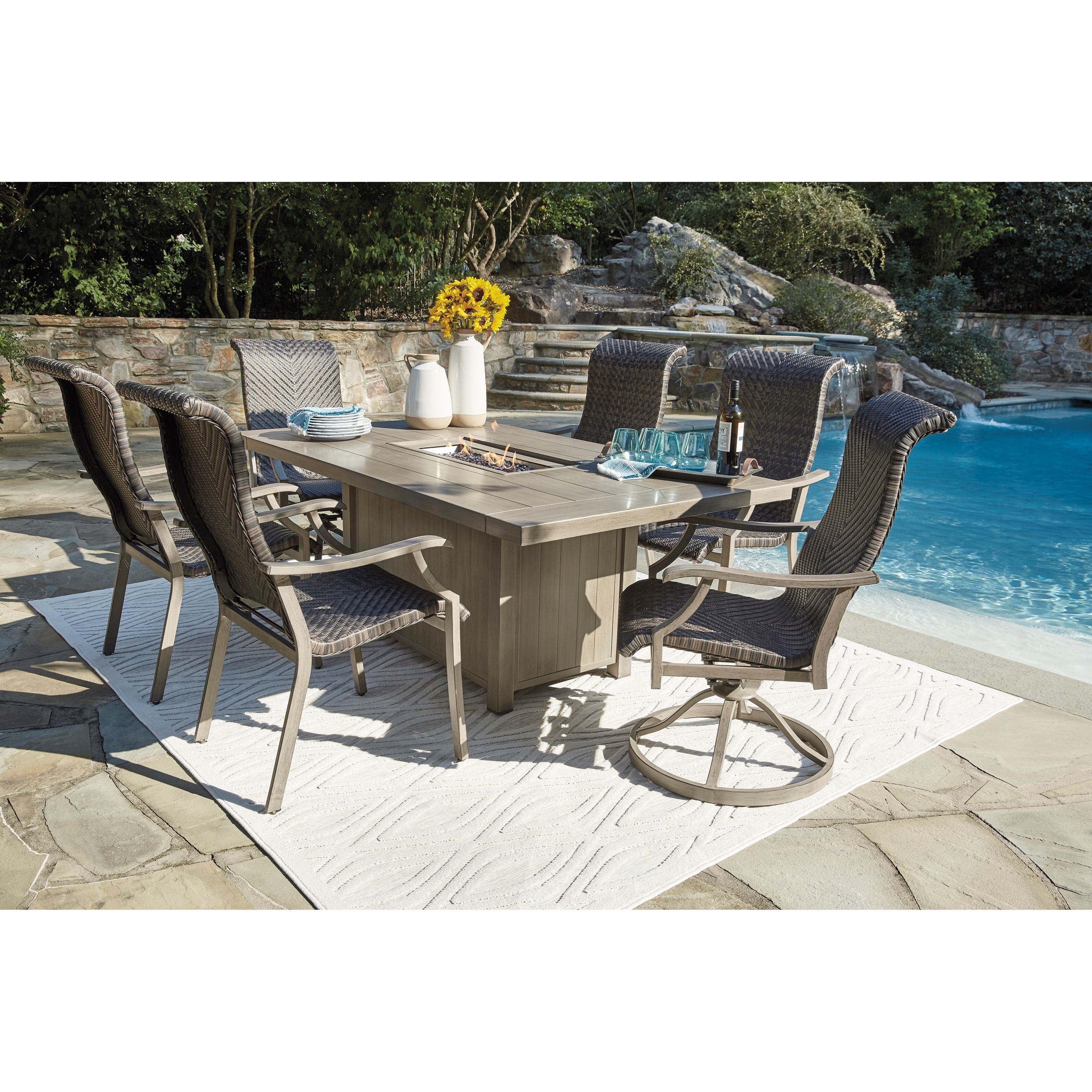 Ashley Furniture Signature Design Windon Barn P318 602A Set of 2